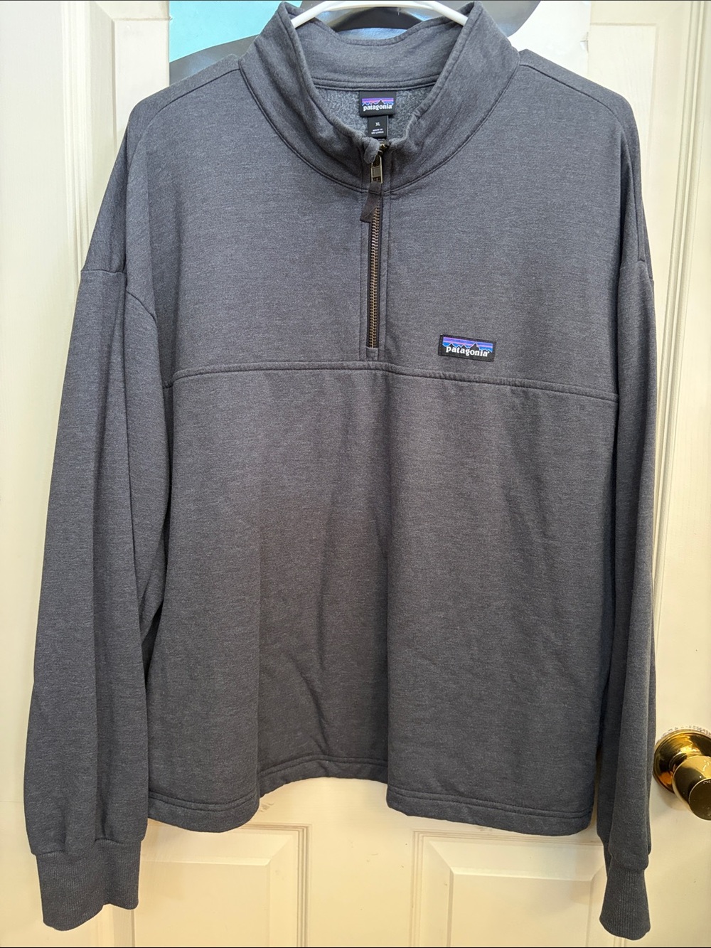 Patagonia Gray Half-Zip Pullover Sweatshirt